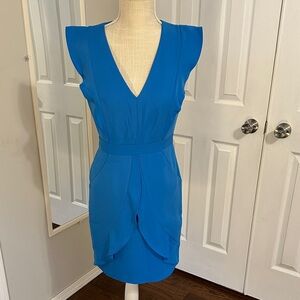 BCBGMaxAzria Vivid Blue Mini Dress